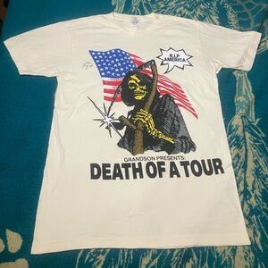 Grandson “Death of a tour” RIP America Signed Tour T Shirt NEW